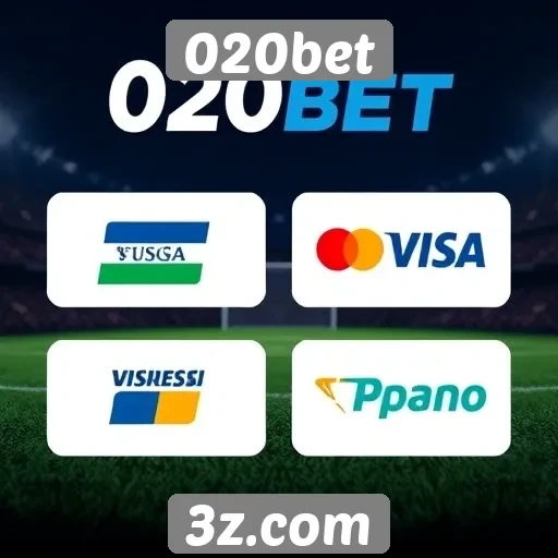 Métodos de pagamento aceitos no 020bet